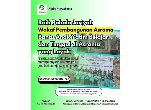 WAKAF PEMBANGUNAN ASRAMA YATIM PUTRA